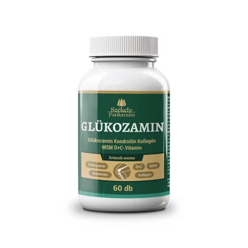 Ízület- és porcerősítő glükozamin, kondroitin, kollagén, MSM, D- és C-vitamin – havi adag