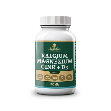 Székely Patikárium KÁLCIUM MAGNÉZIUM – CINK – D3 FORTE – Havi adag