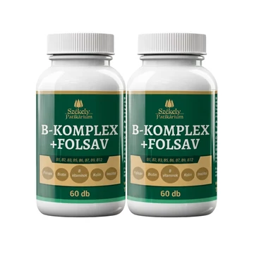 2 darab B KOMPLEX + FOLSAV – Teljes körű B-vitamin támogatás napi 1 tablettában