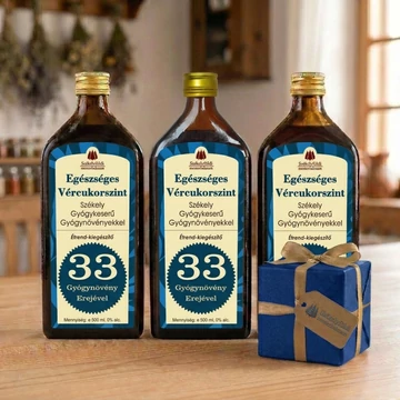 3 darab Egészséges Vércukorszint - Székely Gyógykeserű - MEGLEPETÉS AJÁNDÉKKAL