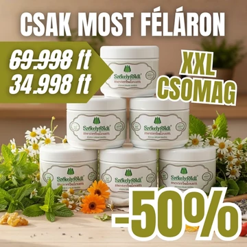XXL 6× Mesterbalzsam Csomag – 48 féle gyógynövény erejével