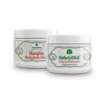 1 Hargitai Gyógyfüves Elixír – 20 gyógynövényből és 1 Székelyföldi Mesterbalzsam 48 gyógynövénnyel – 250ml/db