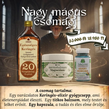 Nagy Mágus Csomag – Mozgás, Keringés és Szellemi Frissesség Természetesen