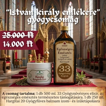 István király emlékére – gyógycsomag