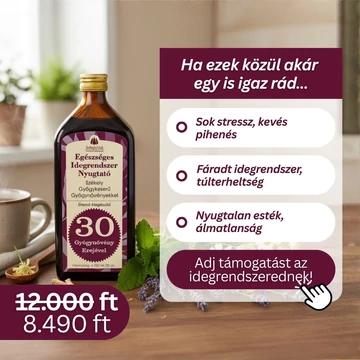 Egészséges Idegrendszer Nyugtató - Székely Gyógykeserű