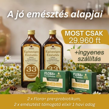 Új év, új belső egyensúly! – DUPLA Emésztés & Bélflóra Tisztító Csomag