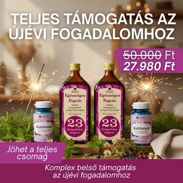 Dupla Belső Fogyástámogató Program – Anyagcsere és Antioxidáns Védelem