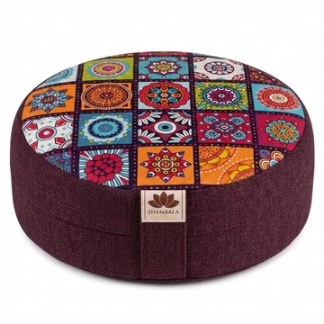 Meditációs Párna – Mandala Bordó #4