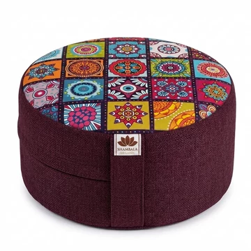 Meditációs Párna – Mandala Bordó #5
