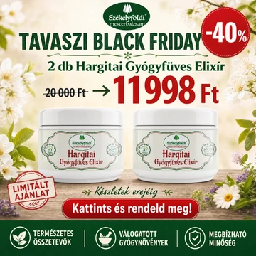 2 db Hargitai Gyógyfüves Elixír – 250 ml TAVASZI BLACK FRIDAY AKCIÓ