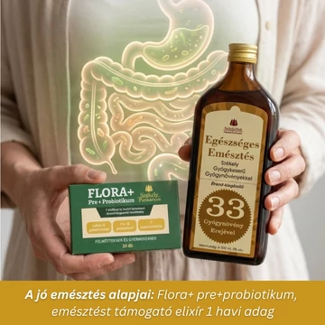 Emésztés & Bélflóra Tisztító Csomag
