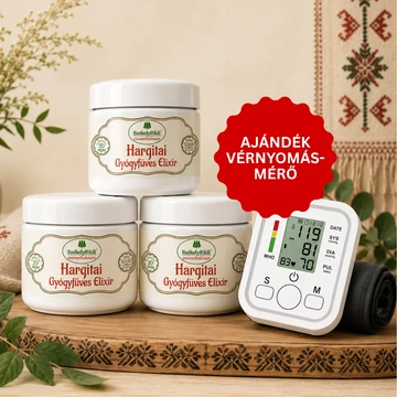 Hargitai Gyógyfüves Elixír Csomag – 3 db Elixír + Ajándék Vérnyomásmérő