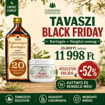 TAVASZI BLACK FRIDAY - Keringés + Hargitai csomag