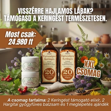 Keringés Komfort Csomag (2 Egészséges keringés, 2 Hargitai és 1 meglepetés ajándék)