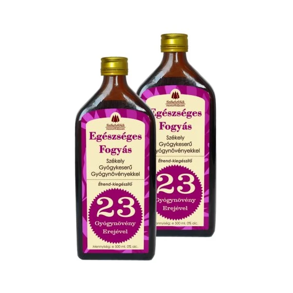 2 db Székely Gyógykeserű – Egészséges Fogyás - 500 ml 