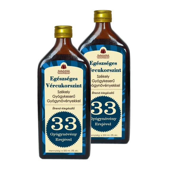 2 db Egészséges Vércukorszint - Székely Gyógykeserű - 500ml
