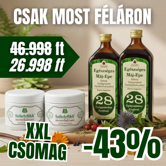 XXL 4-Termékes Máj & Mozgás Csúcsregeneráló Csomag