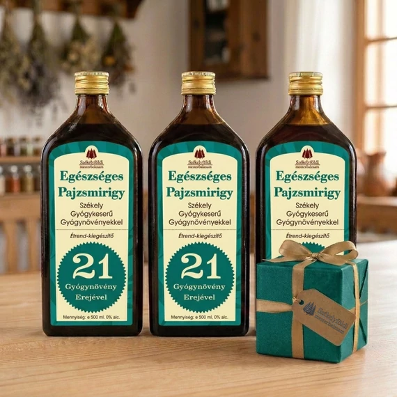 3 Egészséges Pajzsmirigy – Székely Gyógykeserű –  MEGLEPETÉS AJÁNDÉKKAL