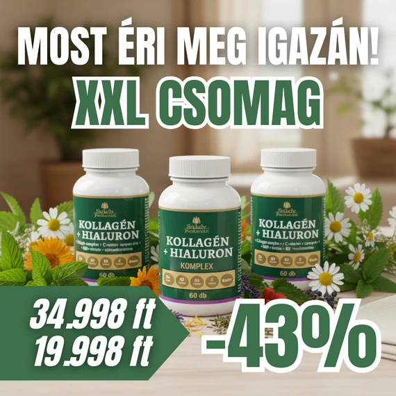 XXL 3× Kollagén Komplex Csomag – Csonterősítő és Regeneráló Formula