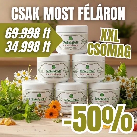XXL 6× Mesterbalzsam Csomag – 48 féle gyógynövény erejével