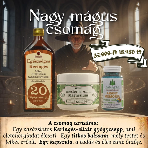 Nagy Mágus Csomag – Mozgás, Keringés és Szellemi Frissesség Természetesen