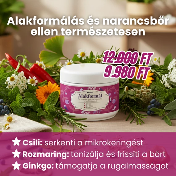 ALAKFORMÁL – Természetes gyógynövényekkel az alakjavításért (250 ml)