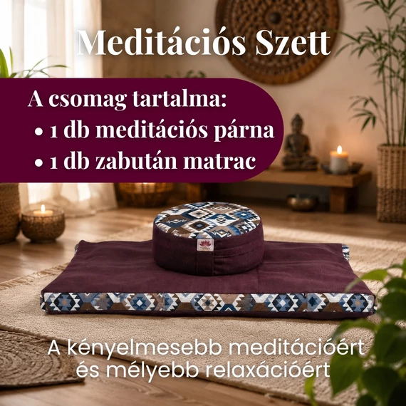 Meditációs Szett - Nordik Bordó