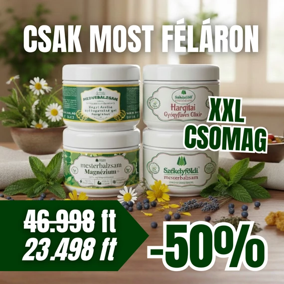 XXL 4-Termékes Regeneráló & Mozgás Támogató Csomag