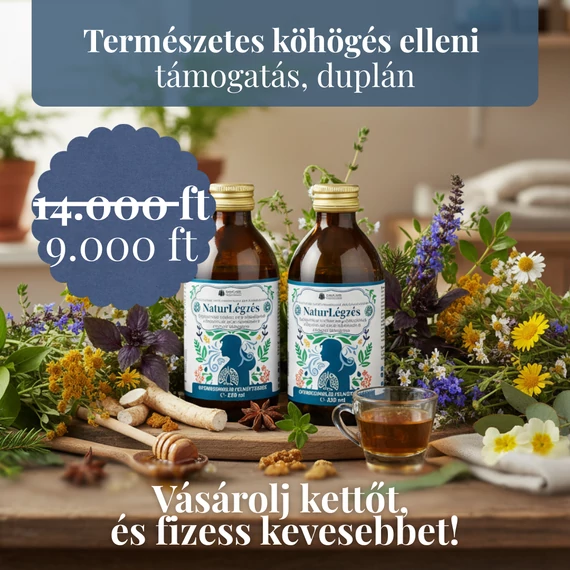 2 darab NaturLégzés – természetes köhögéscsillapító szirup (250 ml)