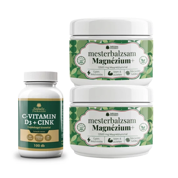 2 Mesterbalzsam Magnézium + C-Vitamin