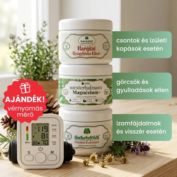 Gyulladáscsökkentő krémcsomag AJÁNDÉK VÉRNYOMÁSMÉRŐVEL!