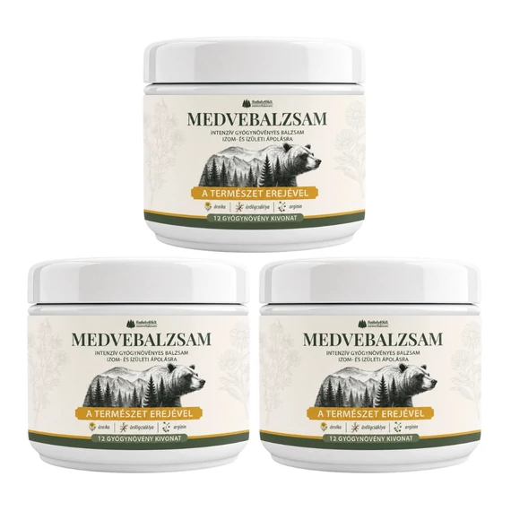2+1 darab – Az EREDETI Medvebalzsam – Erős gyulladáscsökkentő gél 250 ml
