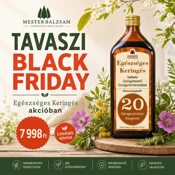 Egészséges Keringés - Székely Gyógykeserű - 500ml - TAVASZI BLACK FRIDAY AKCIÓ