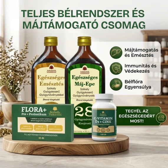 Teljes Bélrendszer és Májtámogató Csomag