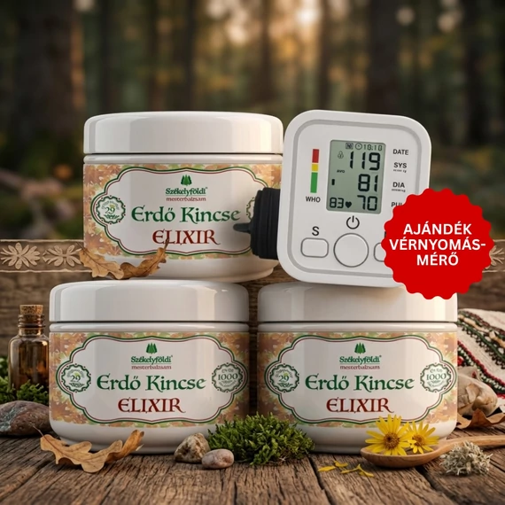 3 db Erdő Kincse Elixír + Ajándék Vérnyomásmérő
