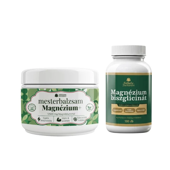 Itt a Megoldás csomag (Magnézium-biszglicinát+Mesterbalzsam Magnézium+)