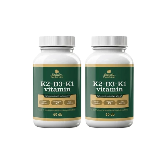 2 db Székely Patikárium K2-D3-K1 Vitamin Komplex